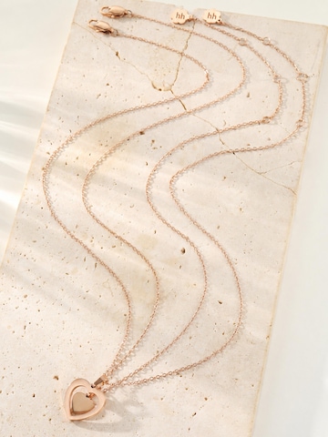 Hey Happiness Ketting 'Connected Mother and Daughter Heart' in Goud