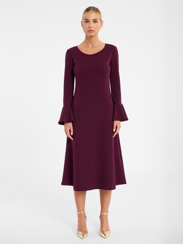 Ana Alcazar Kleid 'Cima' in Lila: Vorderseite