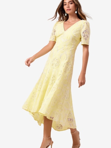 Lipsy Dress in Yellow: front