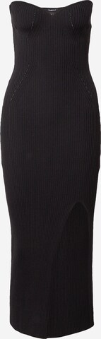 Gina Tricot Knitted dress 'Pia' in Black: front