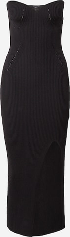 Gina Tricot Úpletové šaty 'Pia' – černá: přední strana