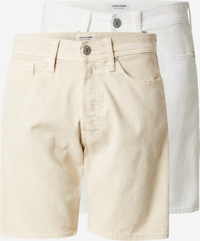 JACK & JONES Traperice 'JJIRICK JJORIGINAL' u boja pijeska / bijeli traper, Pregled proizvoda