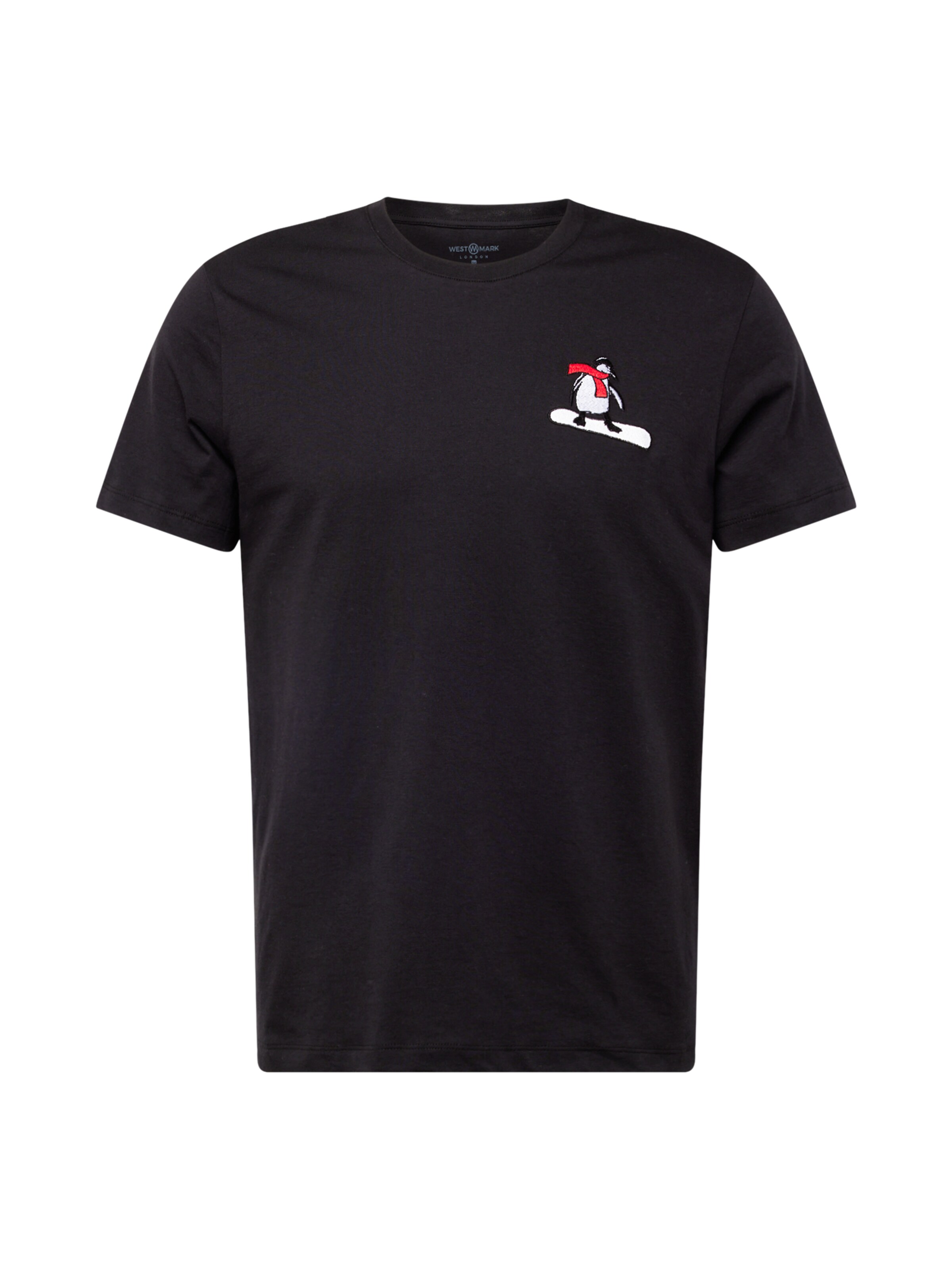 T-Shirt 'Cartoon Board' WESTMARK LONDON en noir : devant