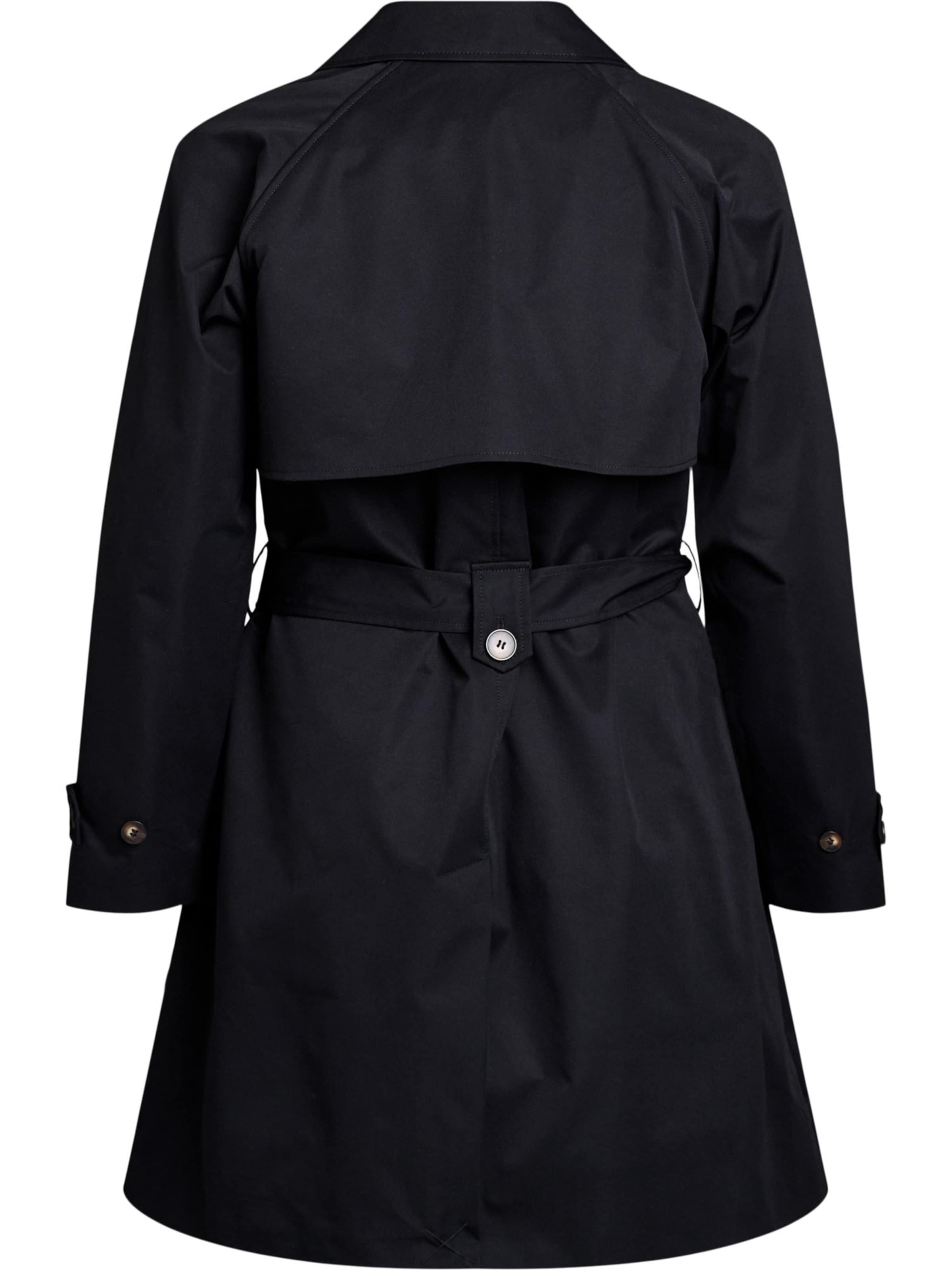 Zizzi Mantel 'Mpalma' in Schwarz