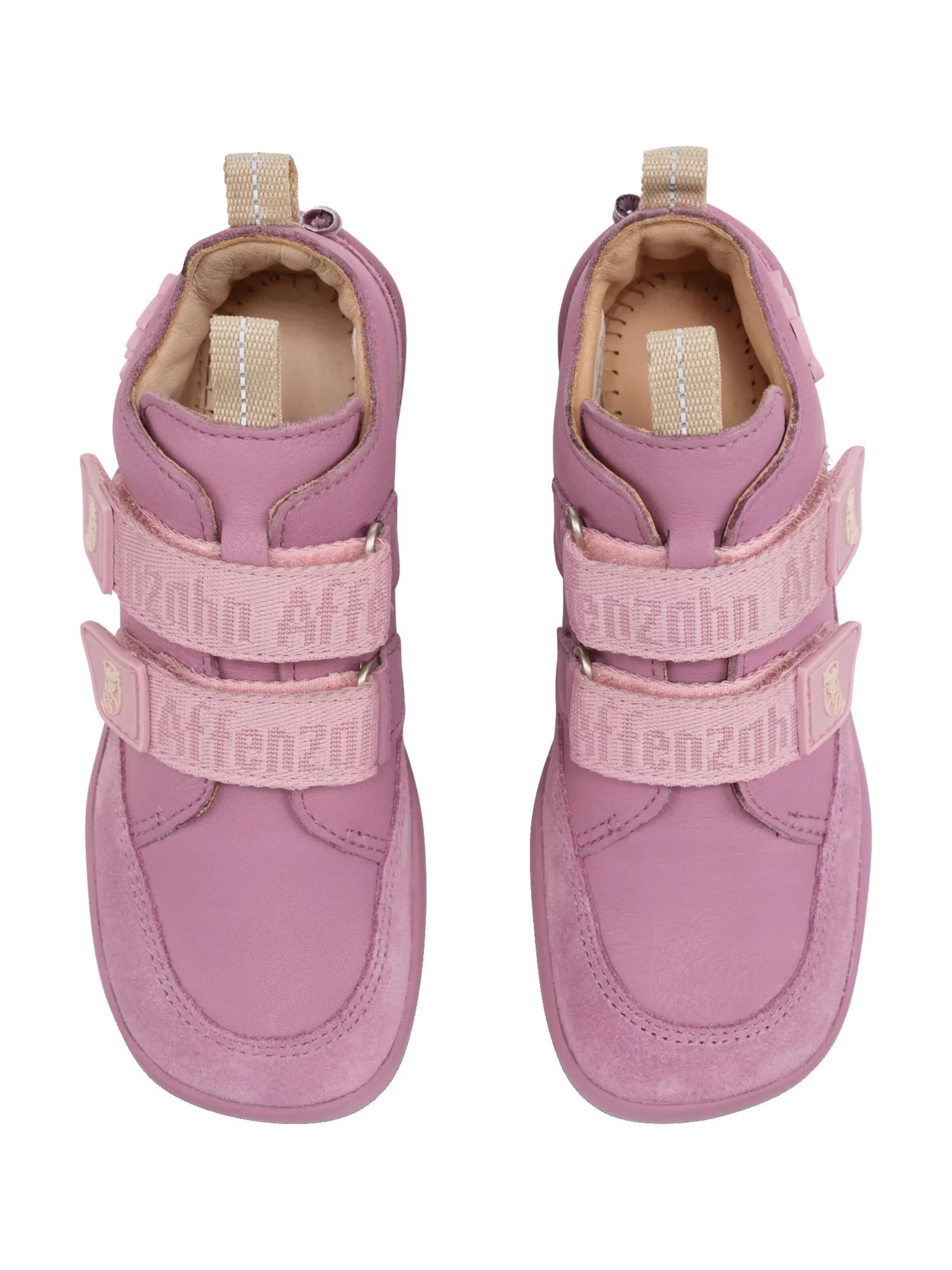 Affenzahn Sneakers 'Sneaker Leder Buddy' in Purple
