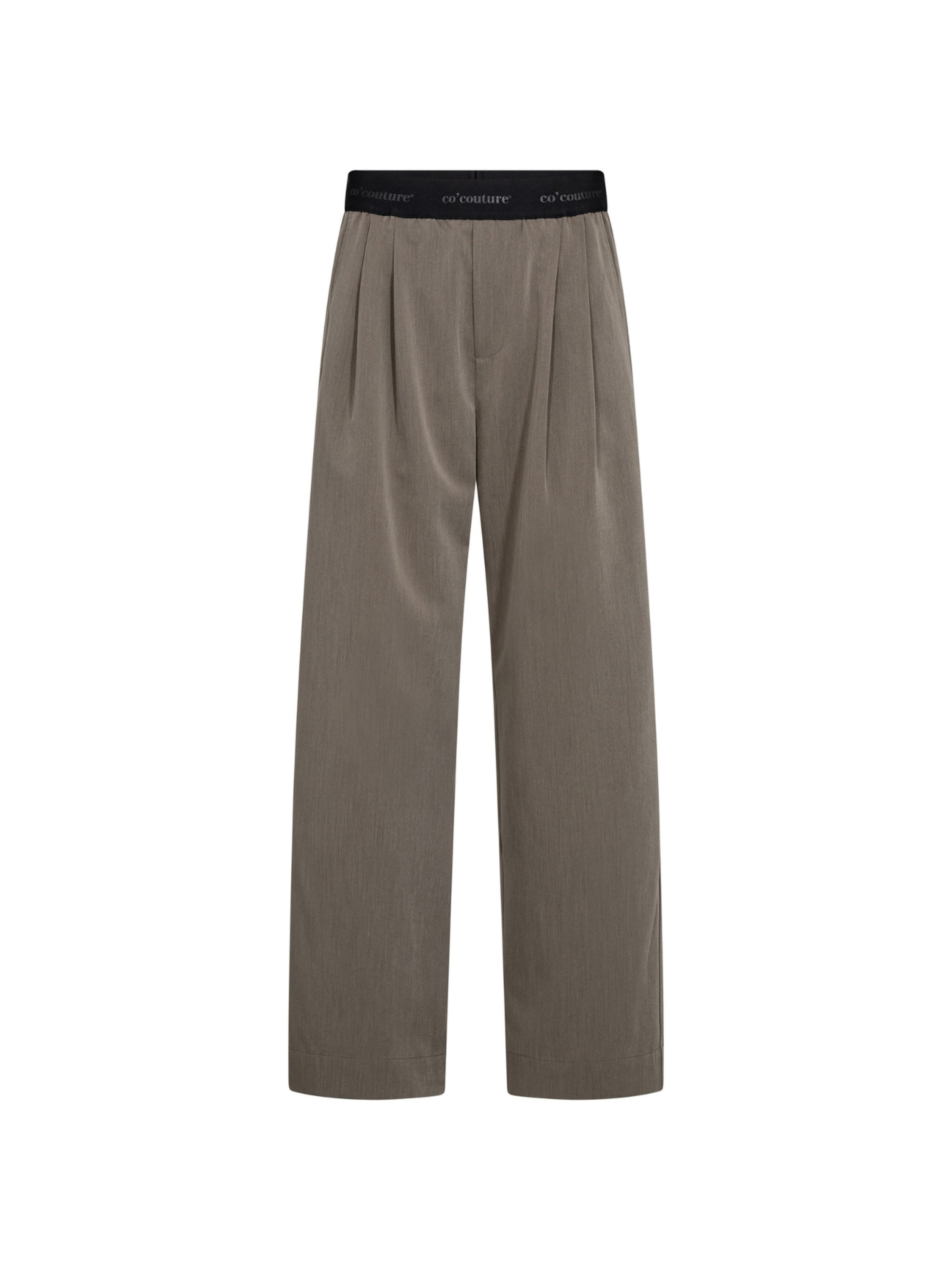 co'couture Regular Trouser ' TengaCC ' in Braun: Vorderseite