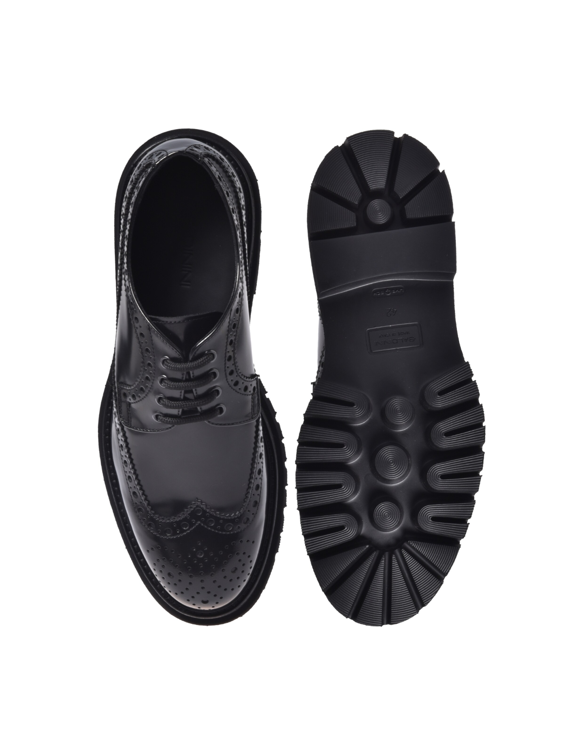 BALDININI Schnürschuh in Schwarz