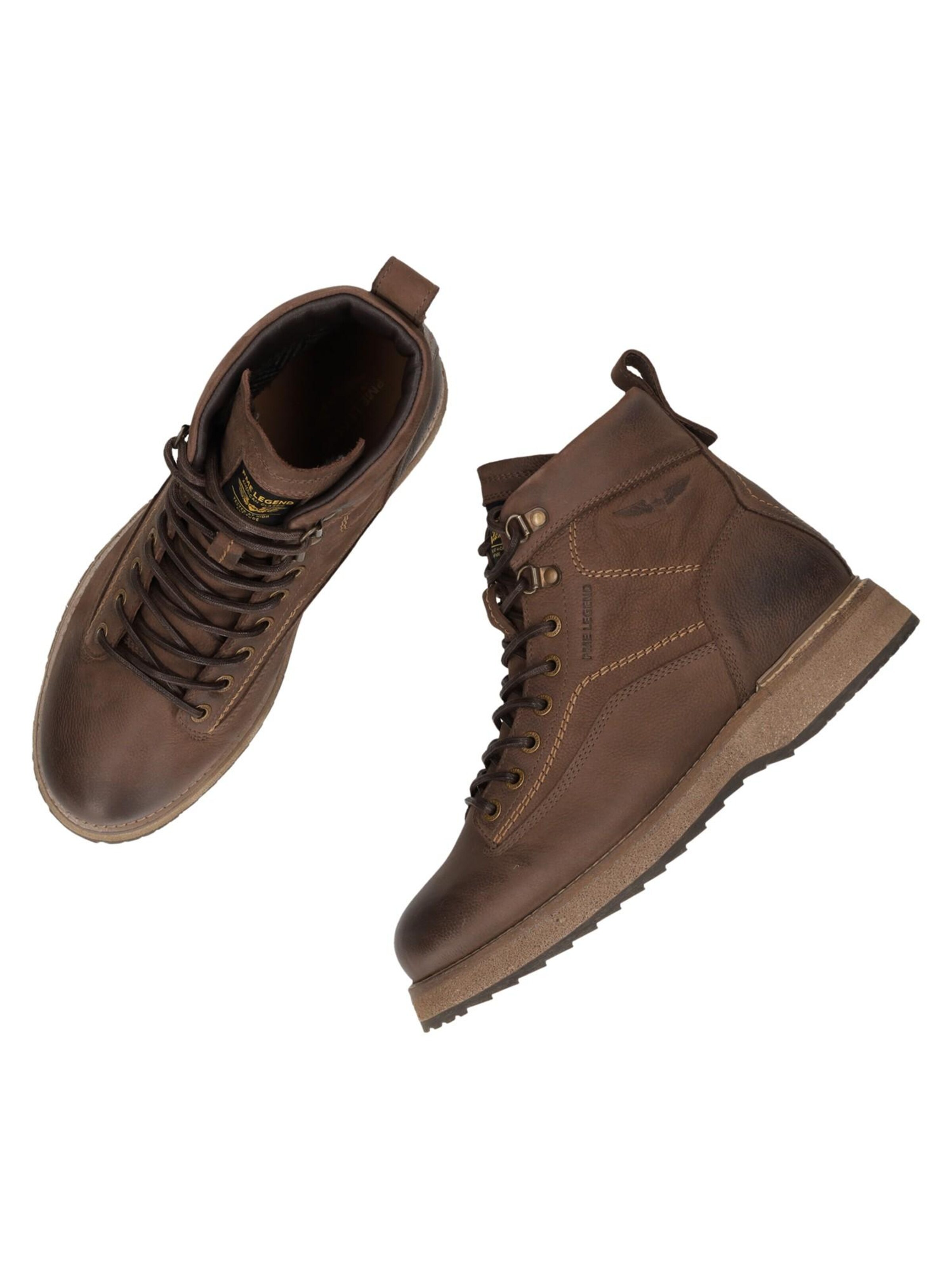 PME Legend - Botas 'Wingmark boot in nubuck' en marrón