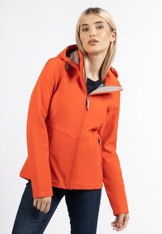 Schmuddelwedda Funkcionalna jakna | oranžna barva: sprednja stran