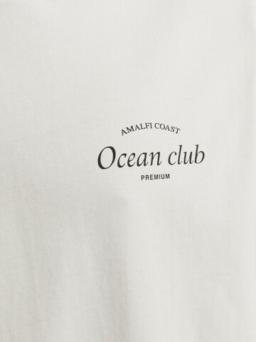 JACK & JONES Тениска 'Ocean Club' в бяло