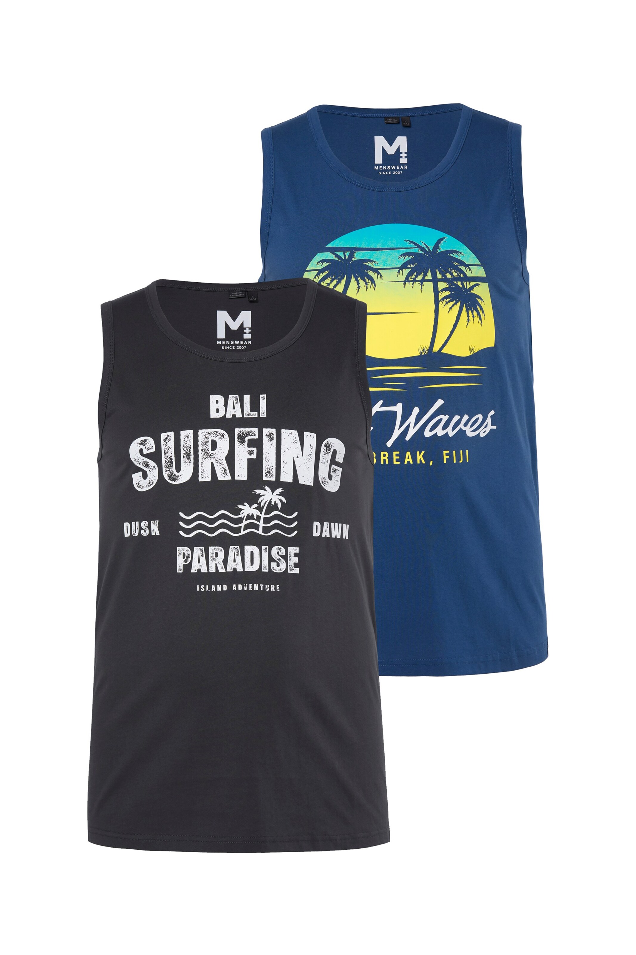 Men Plus Shirt in Mischfarben: Vorderseite