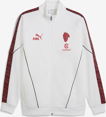 Veste de sport 'AC Milan King Anthem' PUMA en blanc : devant