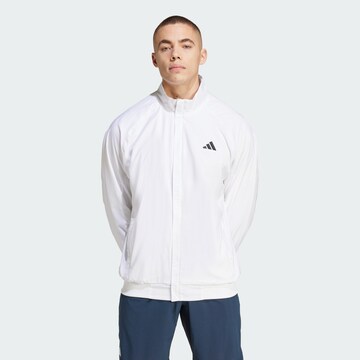 ADIDAS PERFORMANCE Sportjacka 'Walk-On' i vit: framsida