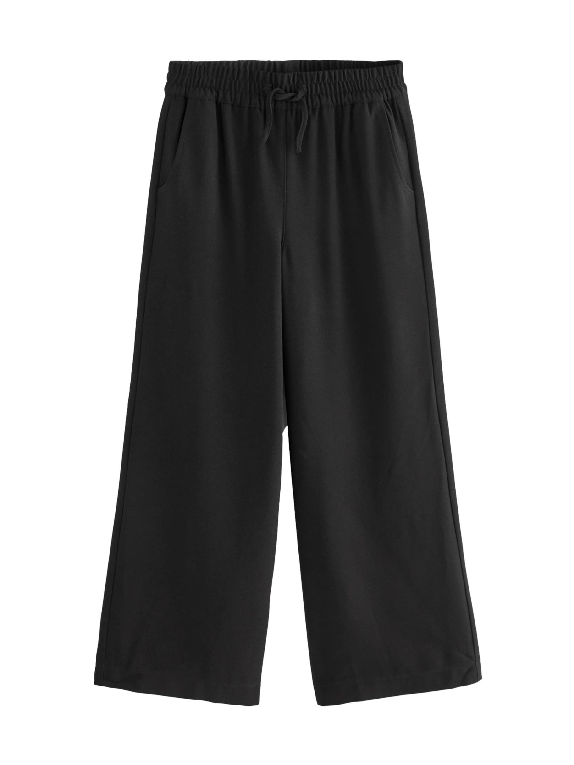 Next Zvonové kalhoty Kalhoty – černá: přední strana