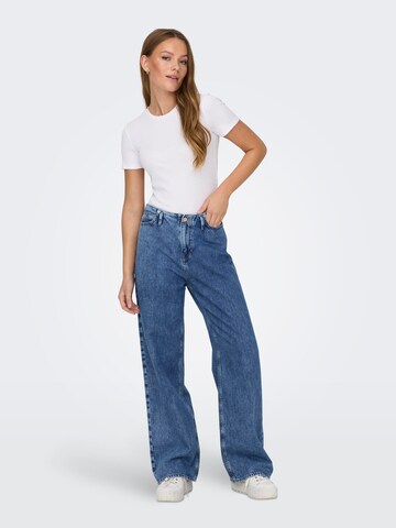 ONLY Wide leg Jeans 'MAREA' in Blauw