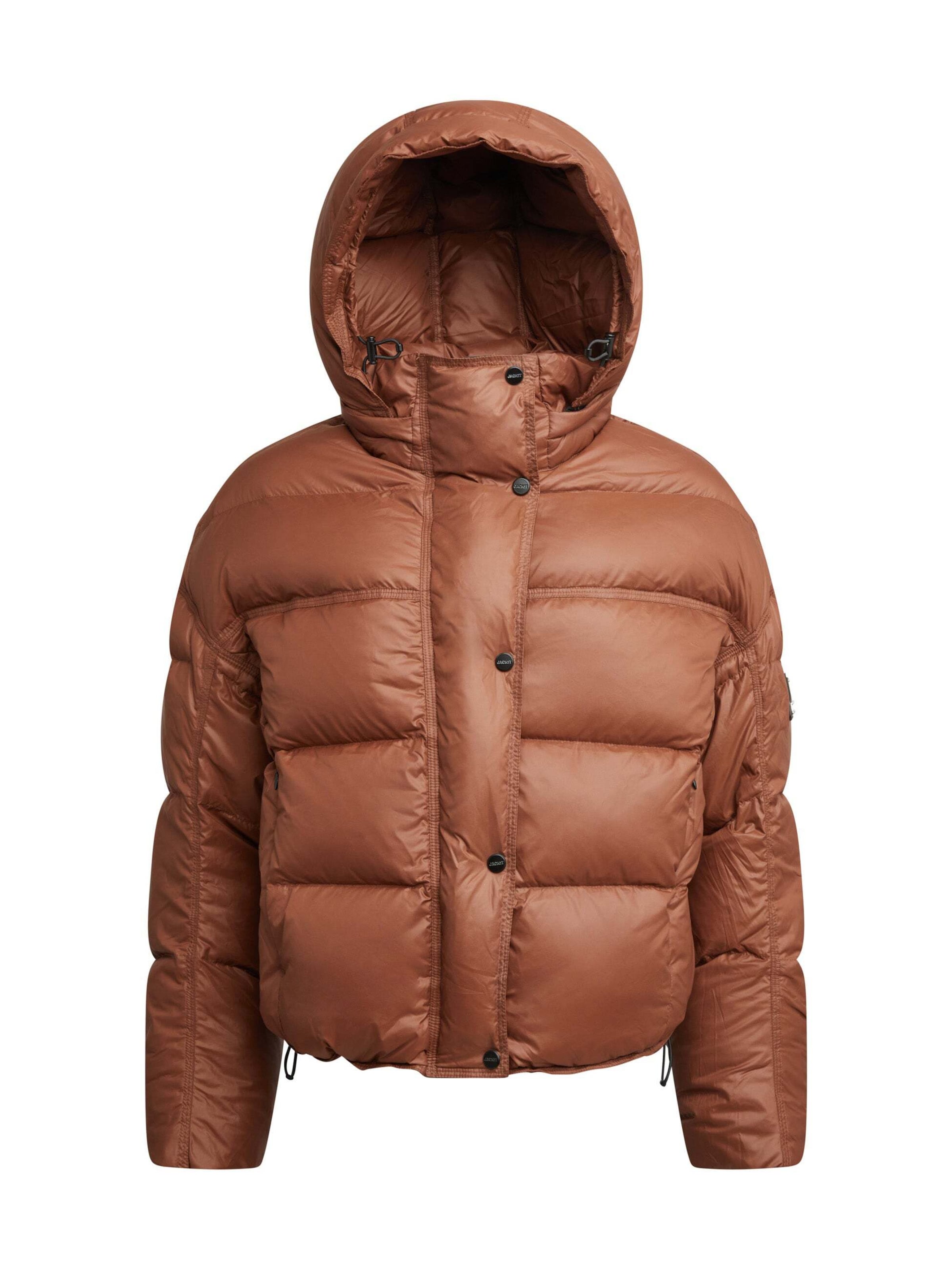 Veste outdoor ' Winter Boss Puffer ' JACK1T en marron : devant