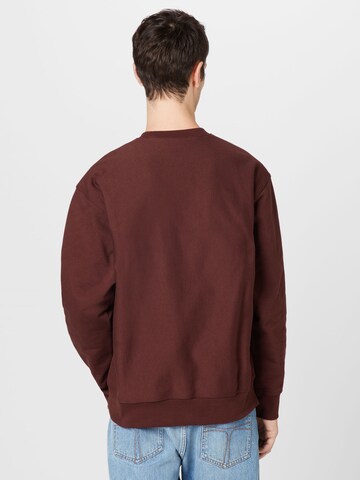 Carhartt WIP Sweatshirt 'American Script' in Braun