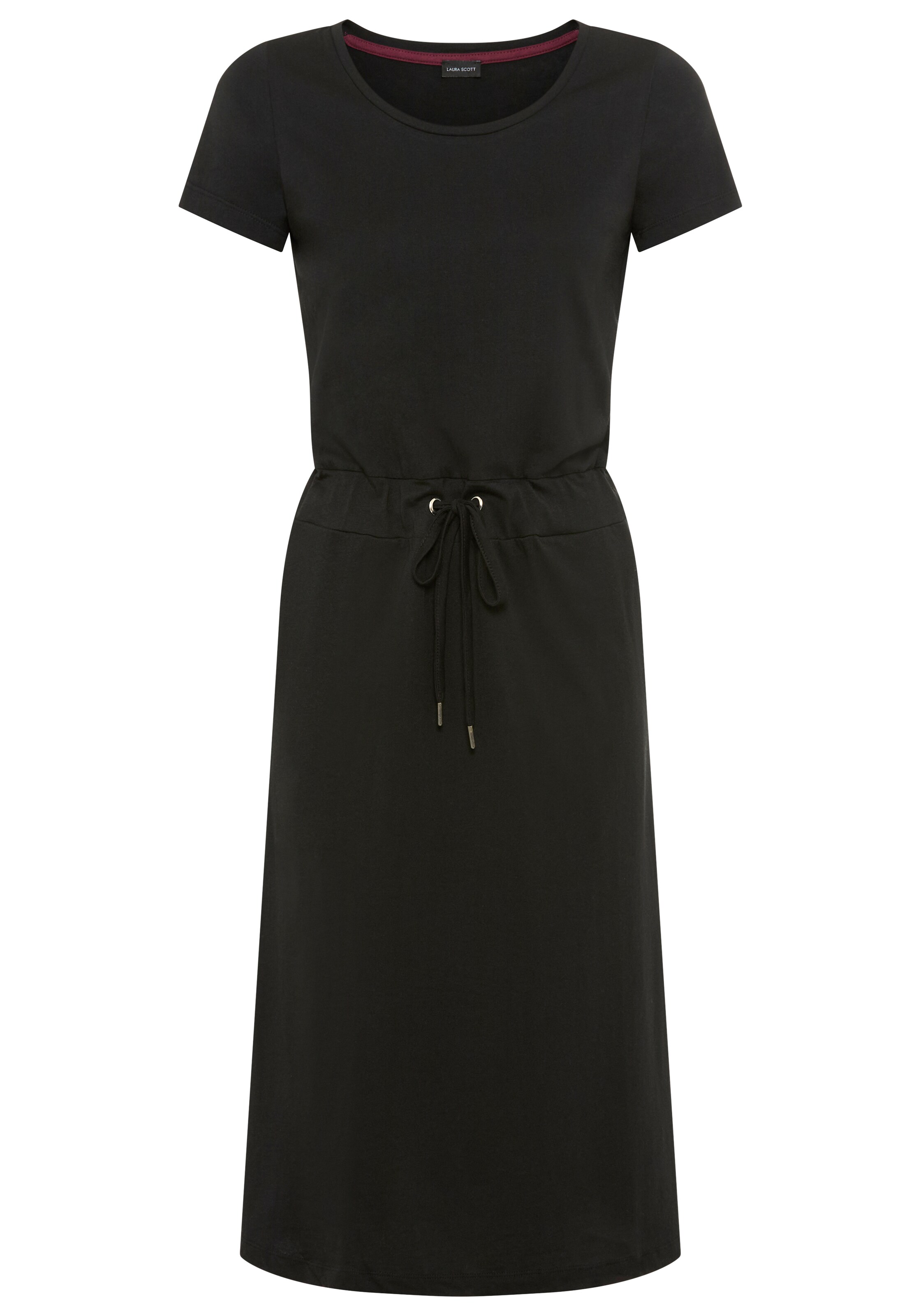 LAURA SCOTT Evening Dress in Black: front