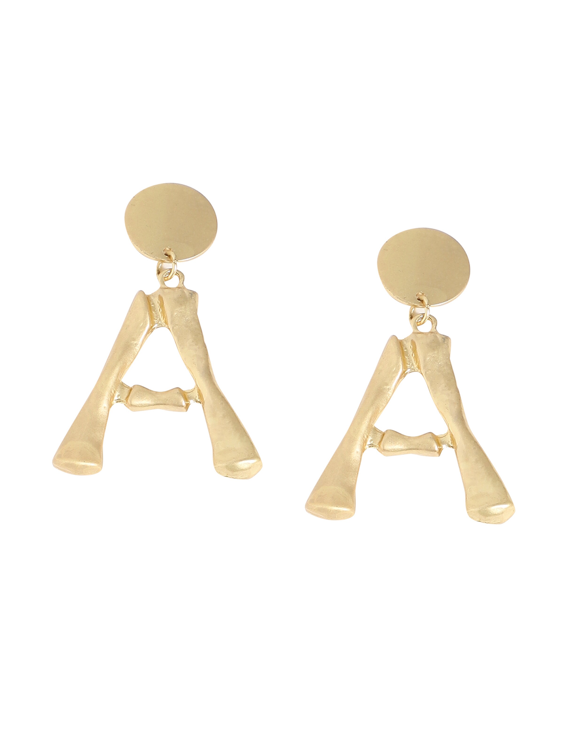 SOHI Oorbellen ' Albertine ' in Goud: voorkant