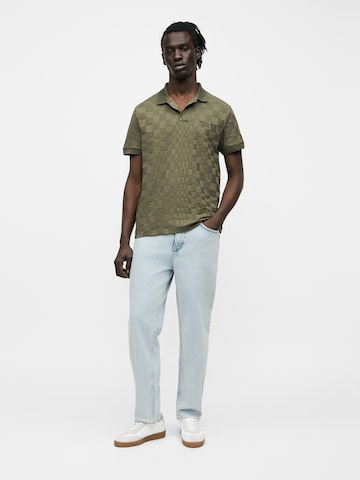 BOSS Конический (Tapered) Джинсы 'ARLO' в Синий