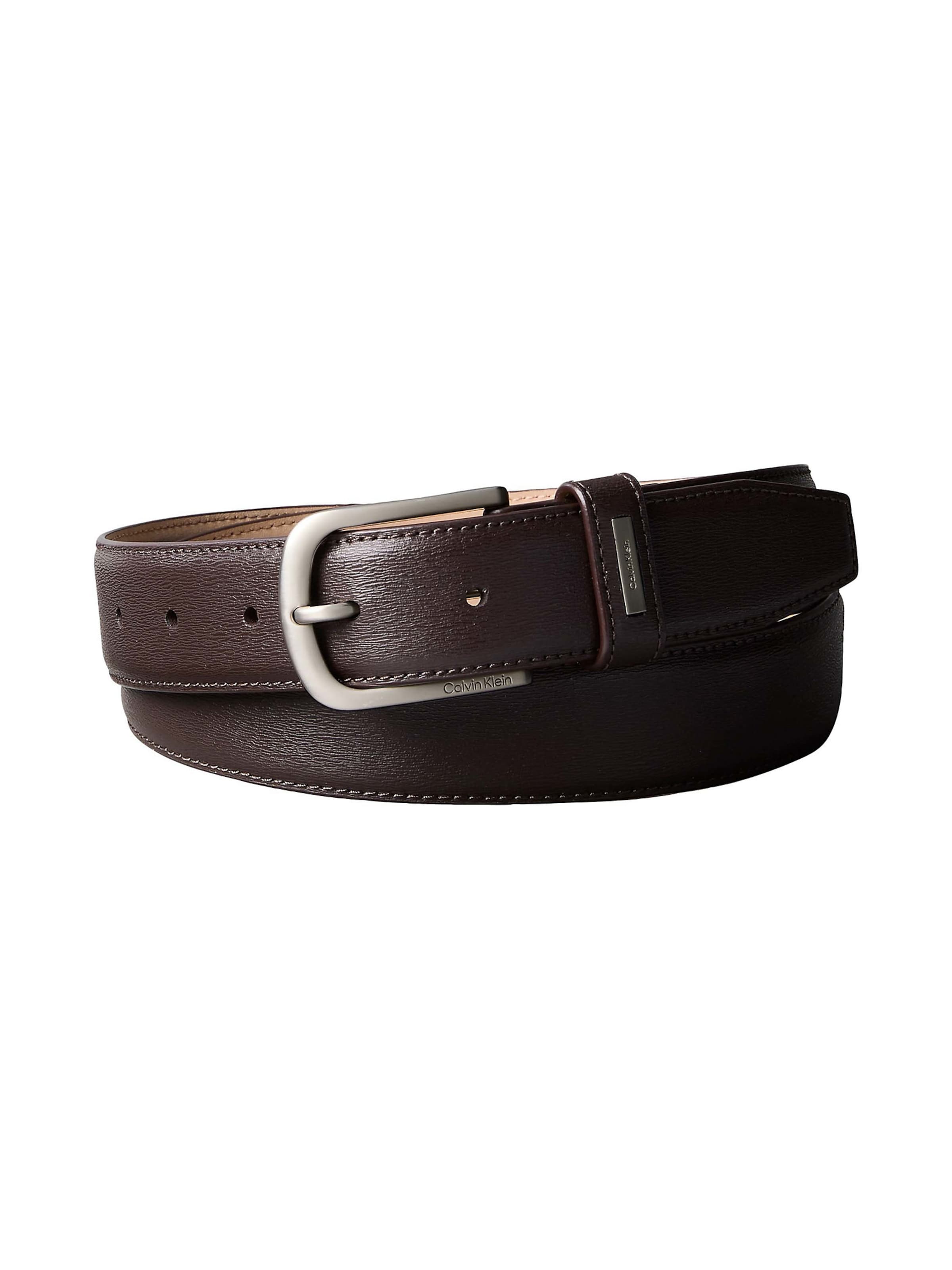 Calvin Klein Ceinture en 85 en marron châtaigne, Vue avec produit