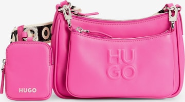 HUGO Red Crossbody Bag 'Bel' in Pink: front