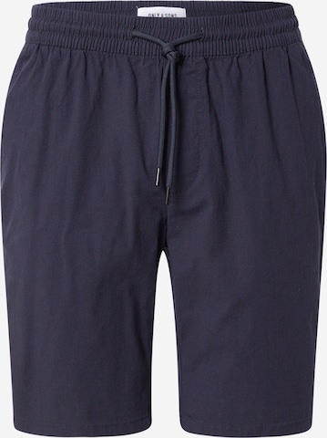 Only & Sons - regular Pantalón chino 'ONSCAPRI' en azul: frente