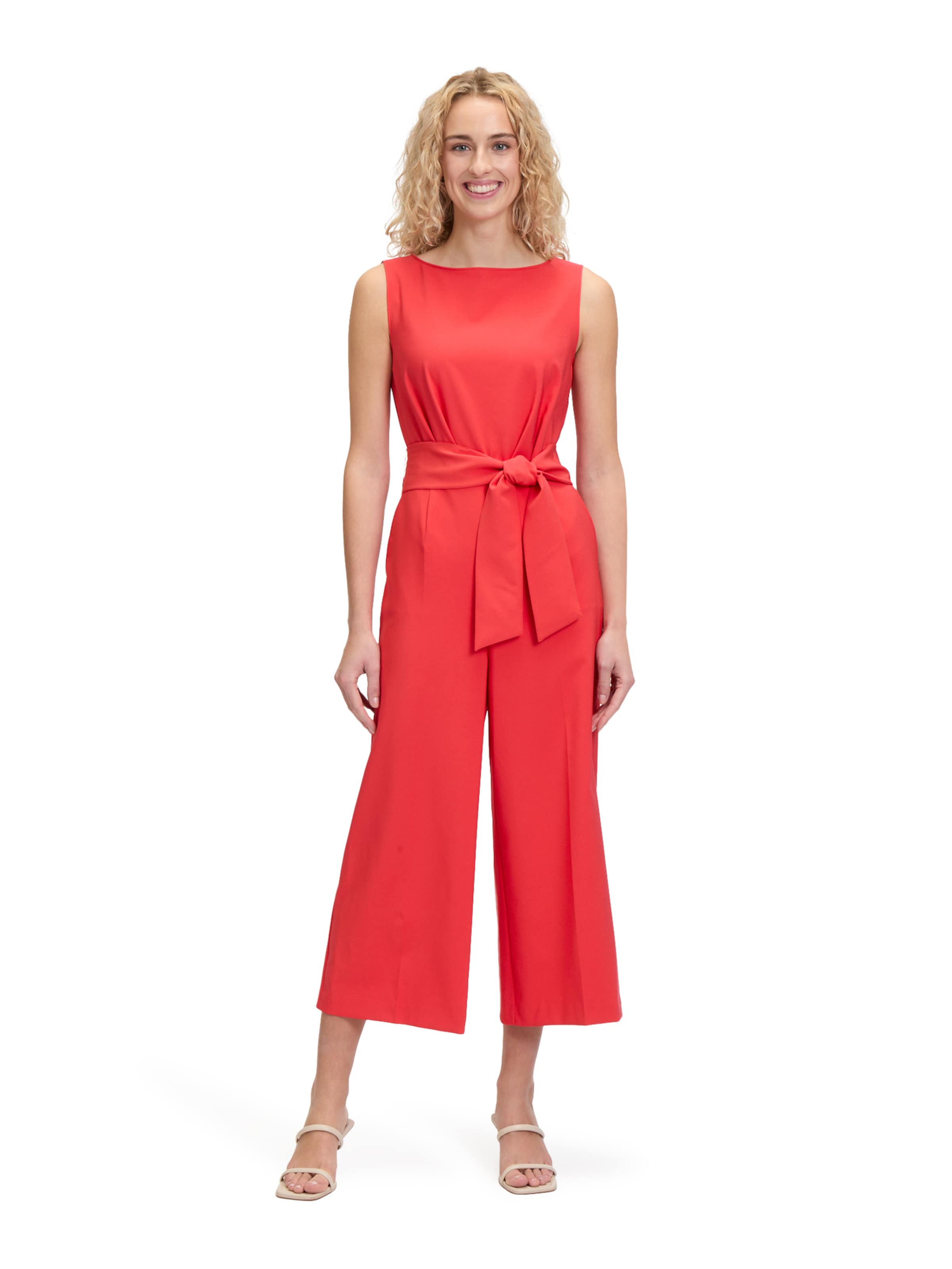 Tuta jumpsuit di Betty Barclay in rosso: frontale