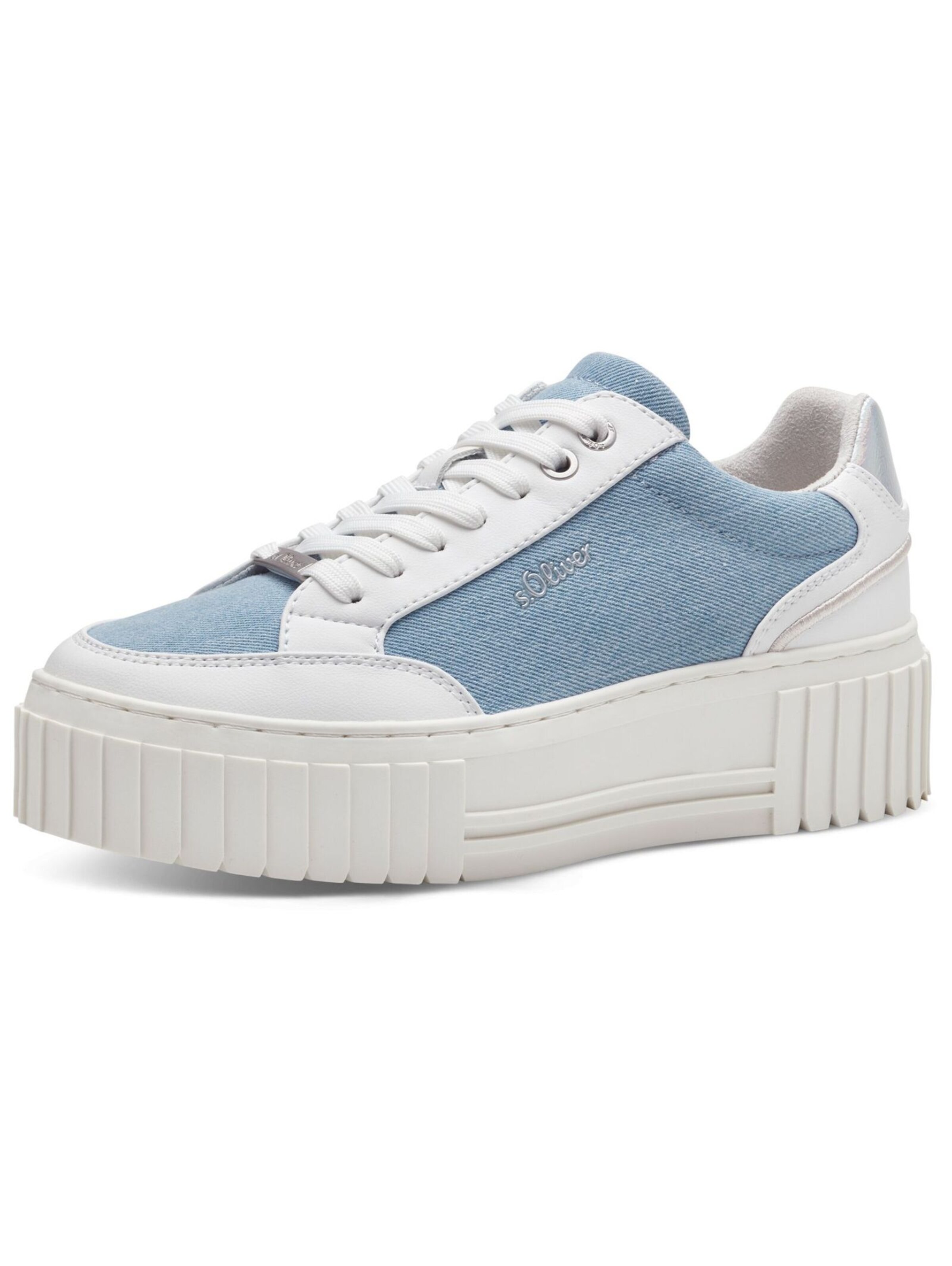 Sneaker bassa di s.Oliver in blu: frontale