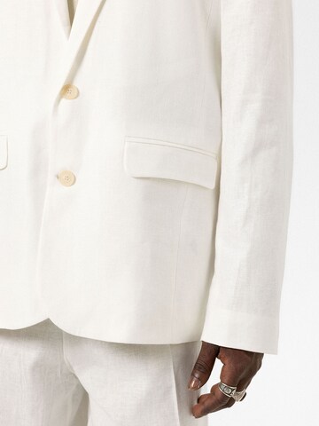VAMOS CLO Regular fit Blazer 'Black-eyed Susan' in White