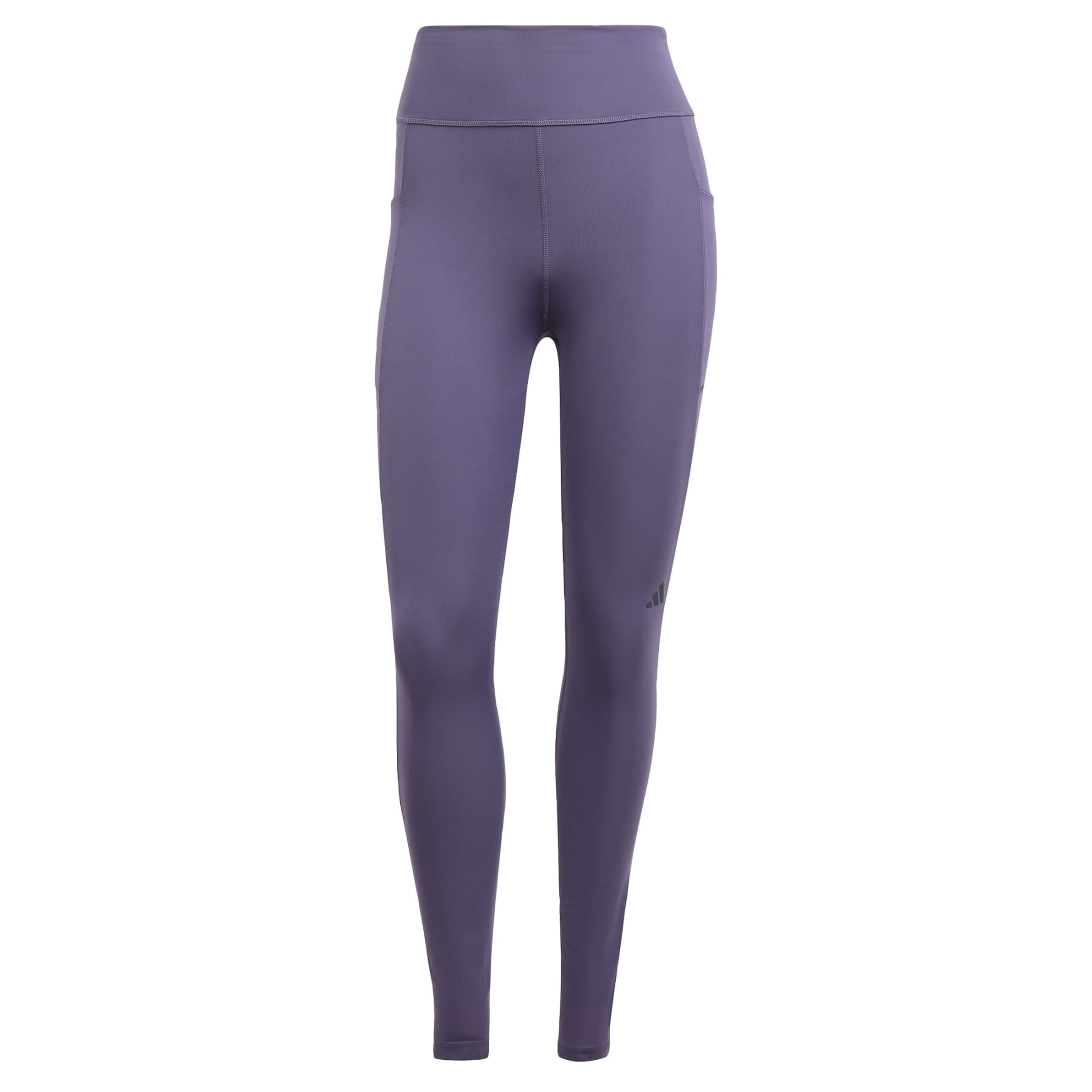 ADIDAS PERFORMANCE Skinny Sporthose 'Own the Run' in Lila: Vorderseite
