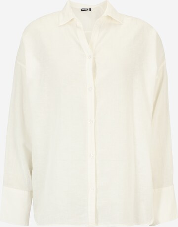 Pieces Tall Blouse 'KATINKA' in White: front