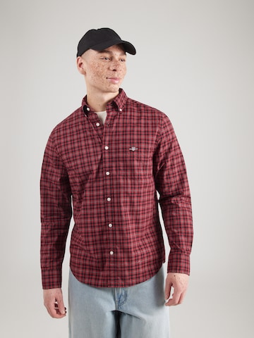 GANT Klasický střih Košile 'CLASSIC' – červená: přední strana