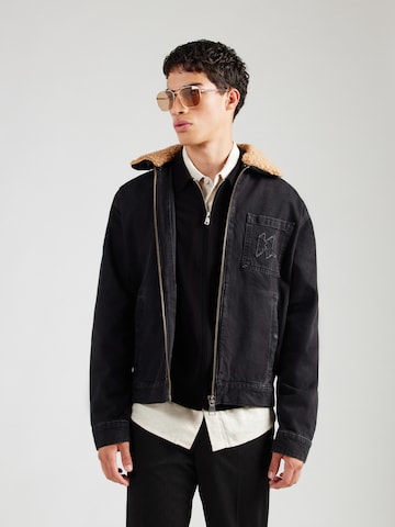 Veste mi-saison Karl Lagerfeld en noir : devant