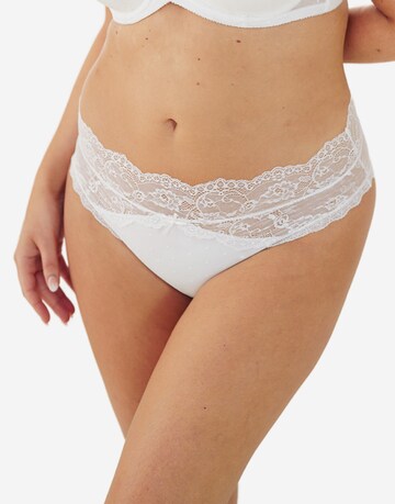 SugarShape Thong 'Diamond' in Beige: front