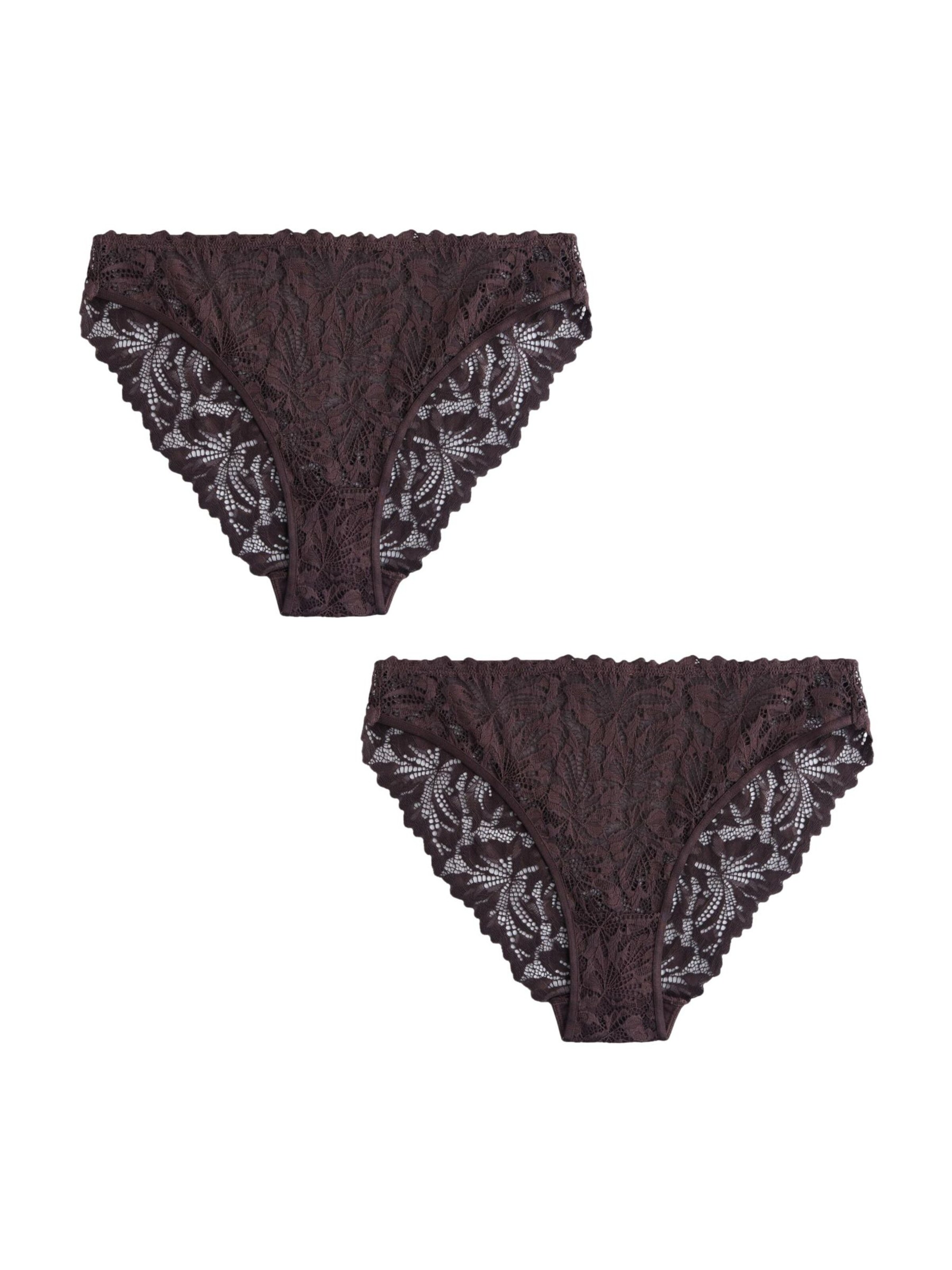 Slip Next en marron : devant