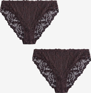 Slip Next en marron : devant