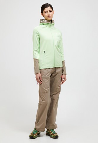 PEAK PERFORMANCE Athletic fleece jacket in Green: front