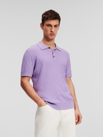 Karl Lagerfeld Shirt in Purple: front