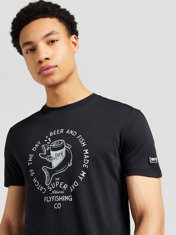 T-Shirt fonctionnel 'JUHOS FINEST' super.natural en noir