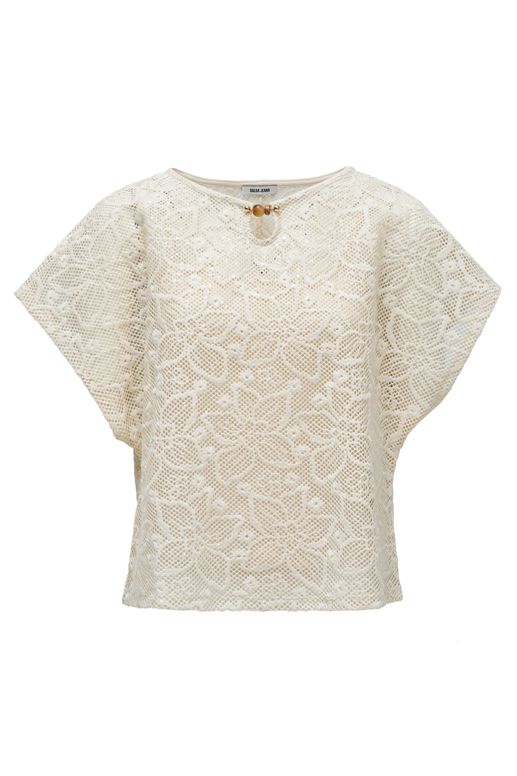 Salsa Jeans Blouse in Beige: front