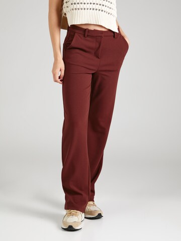 VERO MODA Regular Hose 'ZAMIRA' in Braun: Vorderseite