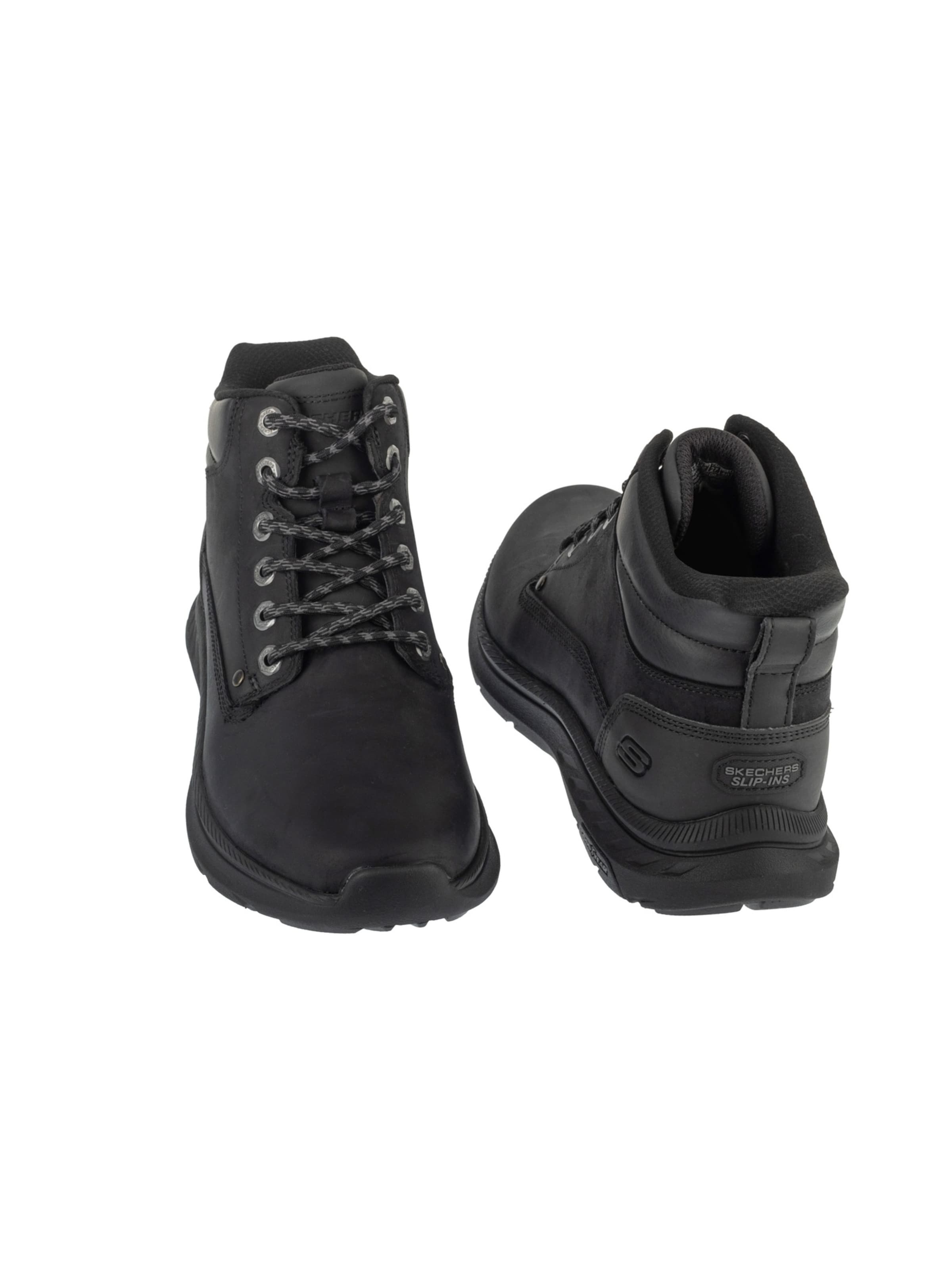 Bottines à lacets 'Pollard - Waylon' SKECHERS en noir