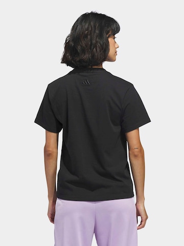 ADIDAS SPORTSWEARTehnička sportska majica 'LIN BOW' - crna boja