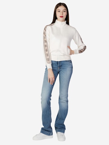 Giacca di felpa 'BRITNEY FULL ZIP V2YQ16 KB3P2' di GUESS in bianco