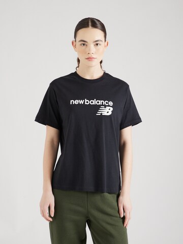 new balance - Camisa em preto: frente