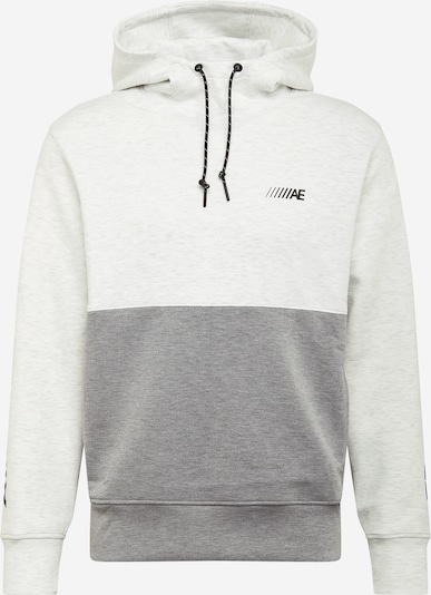 American Eagle Sweatshirt in de kleur Grijs gemêleerd / Wit, Productweergave