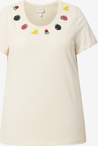 Ulla Popken Shirt in Wit: voorkant