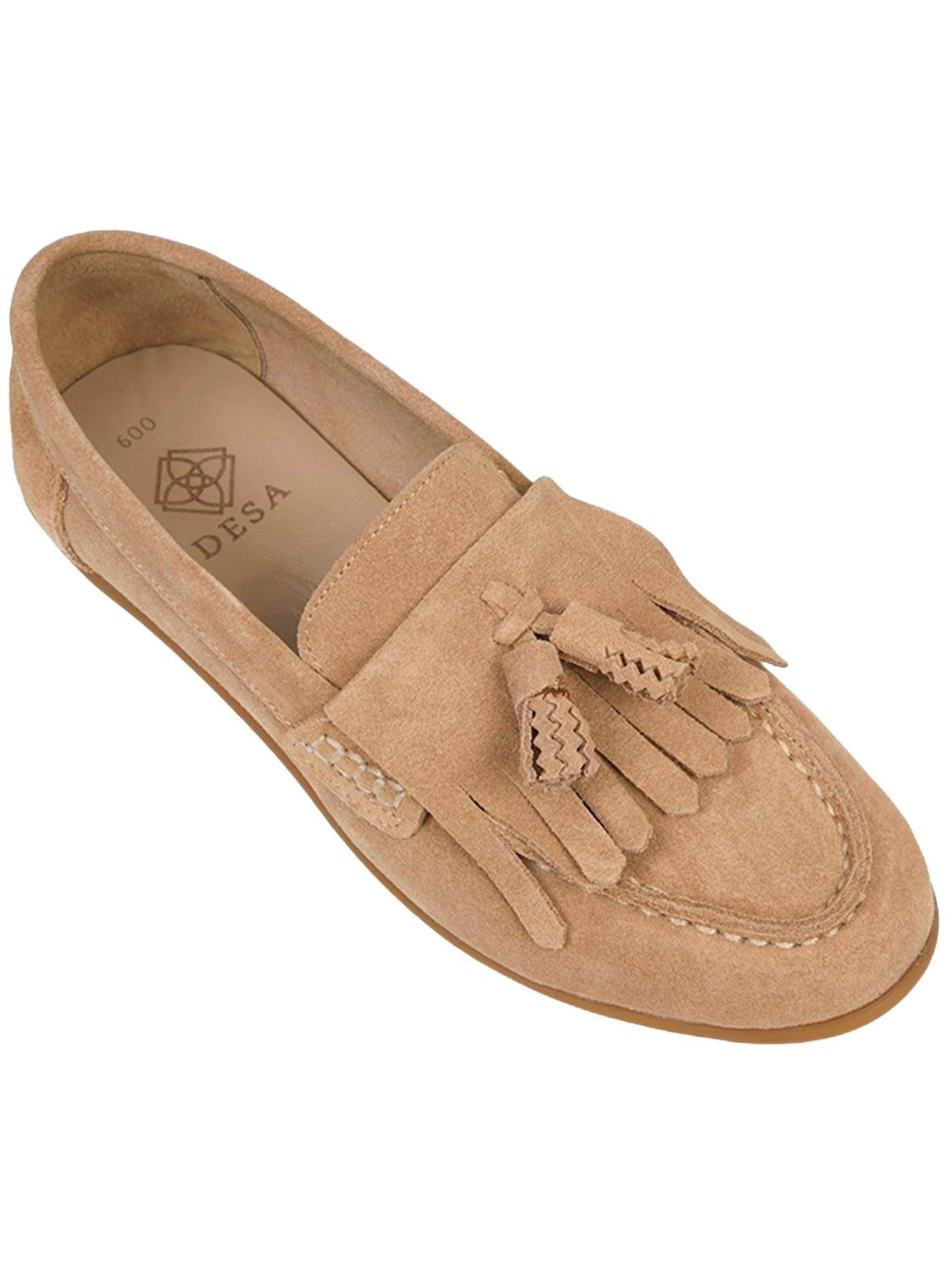 Desa - Mocasines 'Beleg' en beige: frente