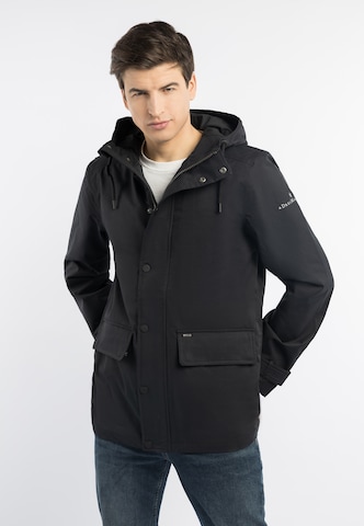 DreiMaster Klassik Between-Season Jacket in Black: front